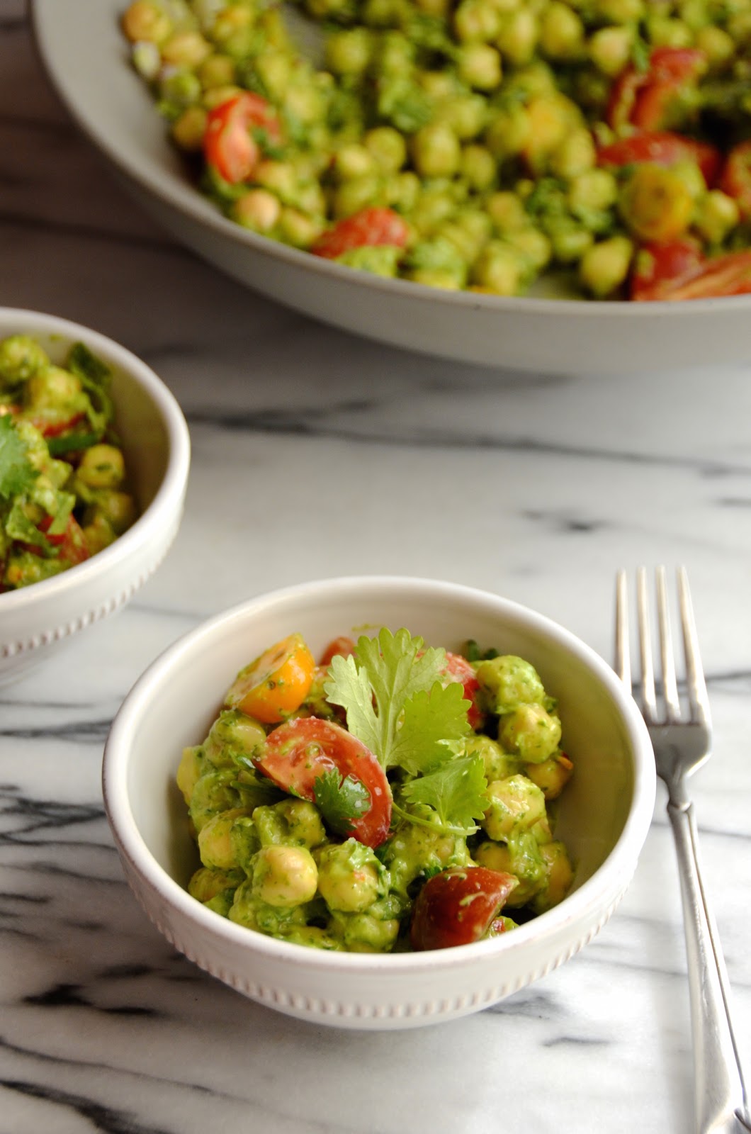 Guacamole Chickpea Salad with CilantroAvocado Dressing Always Order