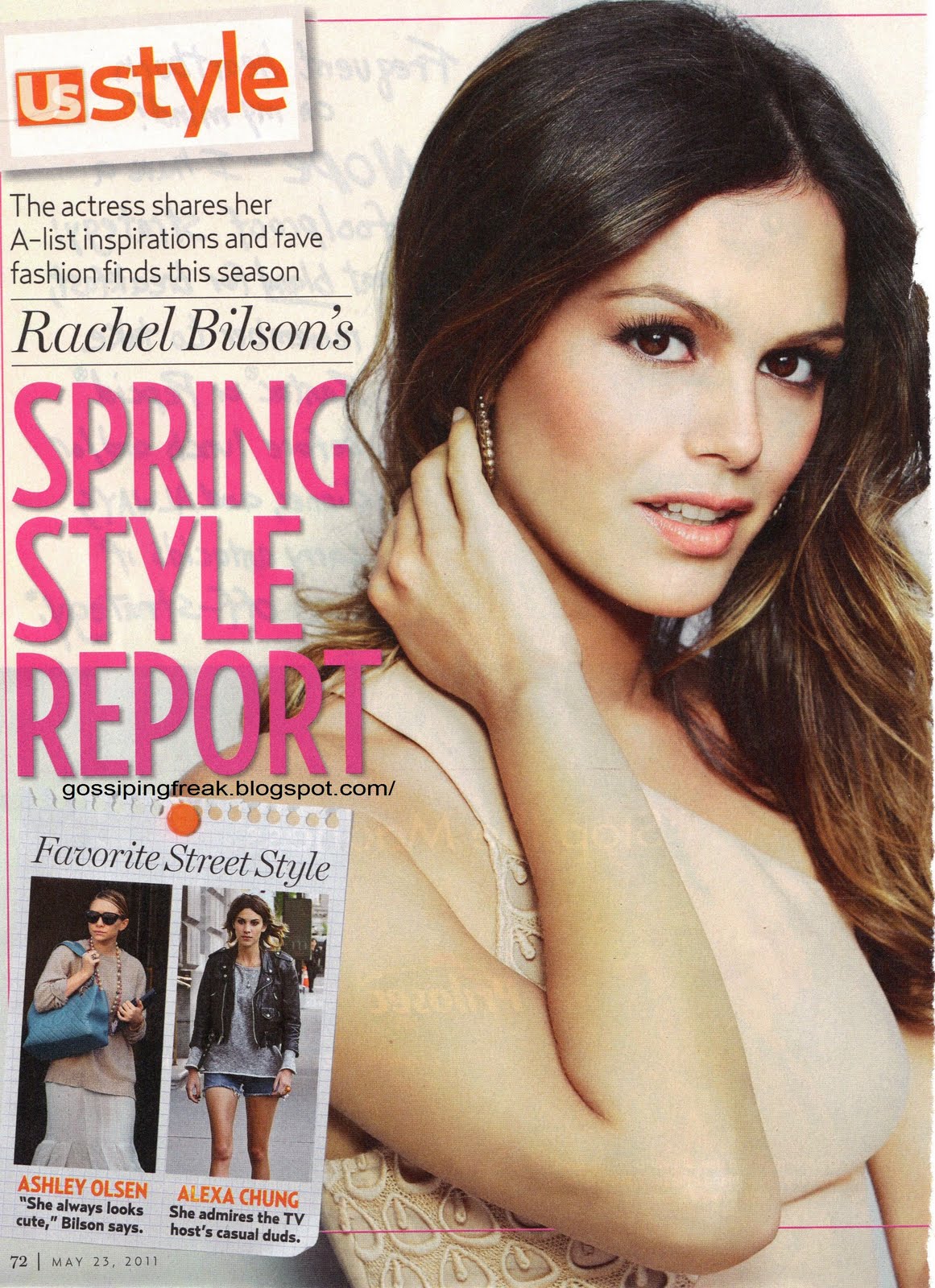 Gossip Freak Rachel Bilson S Spring Style Report Scans