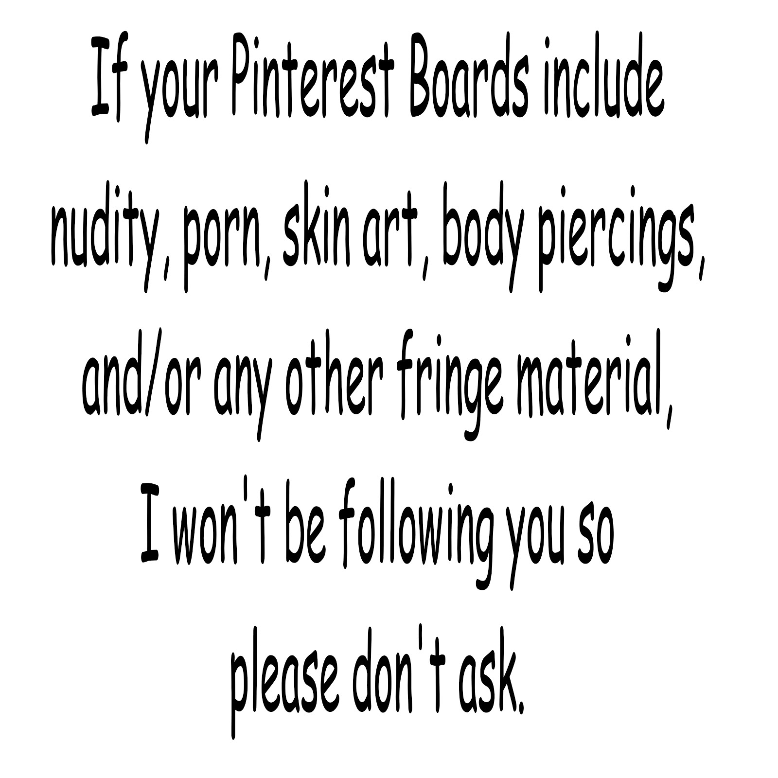 A Note About Pinterest