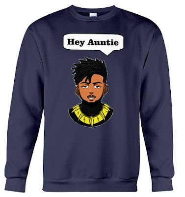 Hey Auntie Killmonger Hoodie, Hey Auntie Killmonger Shirt, Hey Auntie Shirt