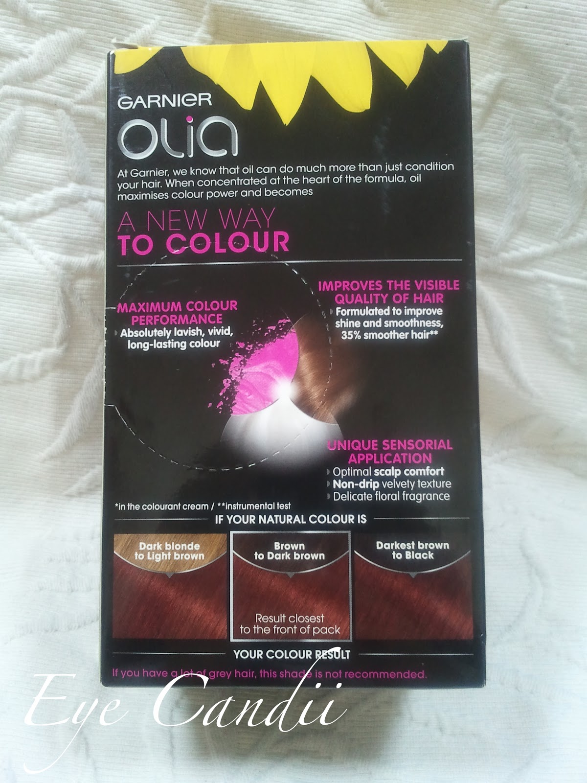 eye candii Garnier Olia Deep Red Review + Before & After...