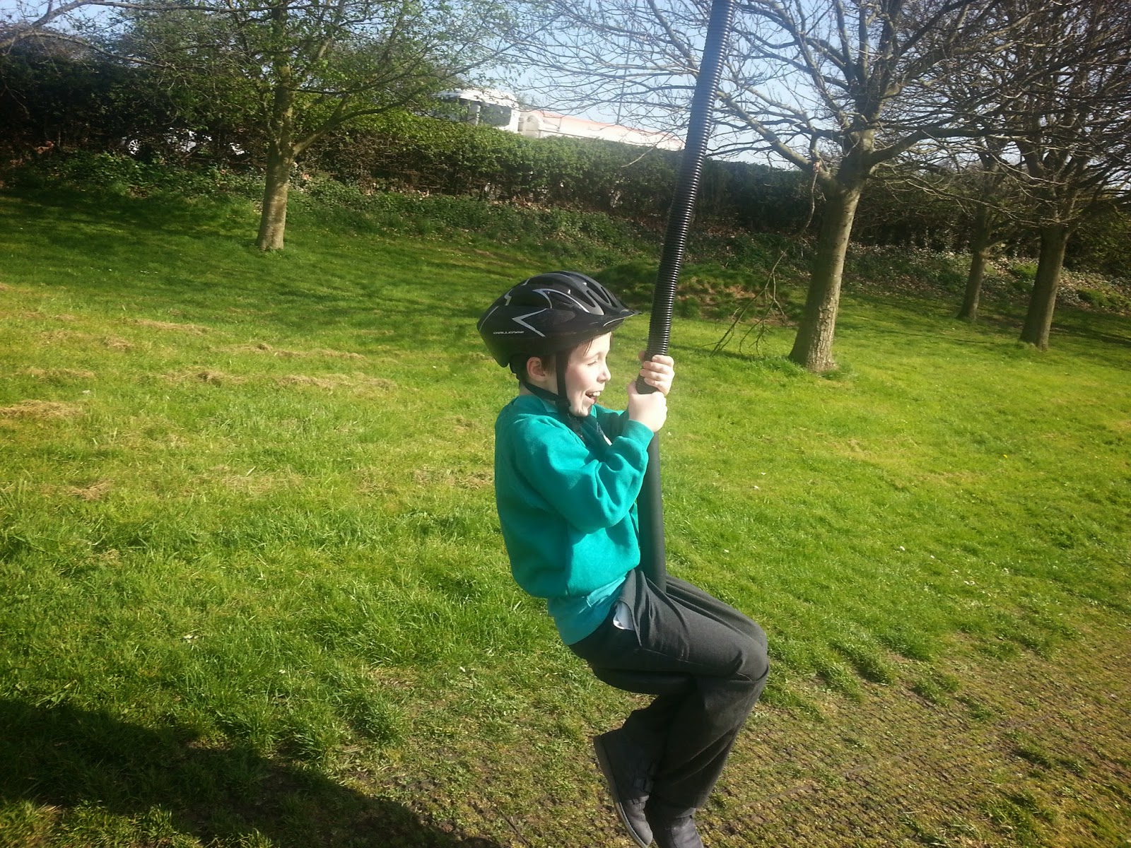 My Sunday Photo; Fun on the Zip Wire! The Parent Game