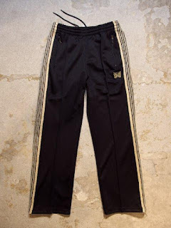 NEEDLES "Traclk Jacket & Track Pant in Black / Gold Lame Tape"Fall/Winter 2015 SUNRISE MARKET