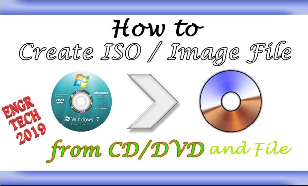 How to Make ISO or IMG File from CD/DVD and File/Folder | Easiest Method 2019