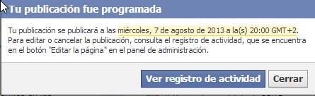 7 Pasos para Programar Posts en Facebook