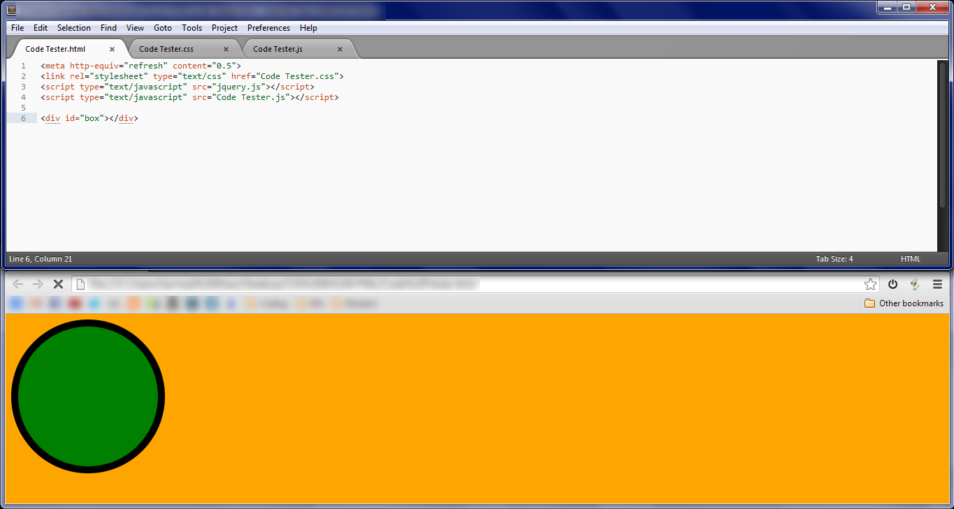 How To Use Sublime Text For Live Preview of Code Snippets