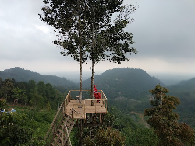 Rumah Pohon Habitat Wisata Panorama Alam di Langkat
