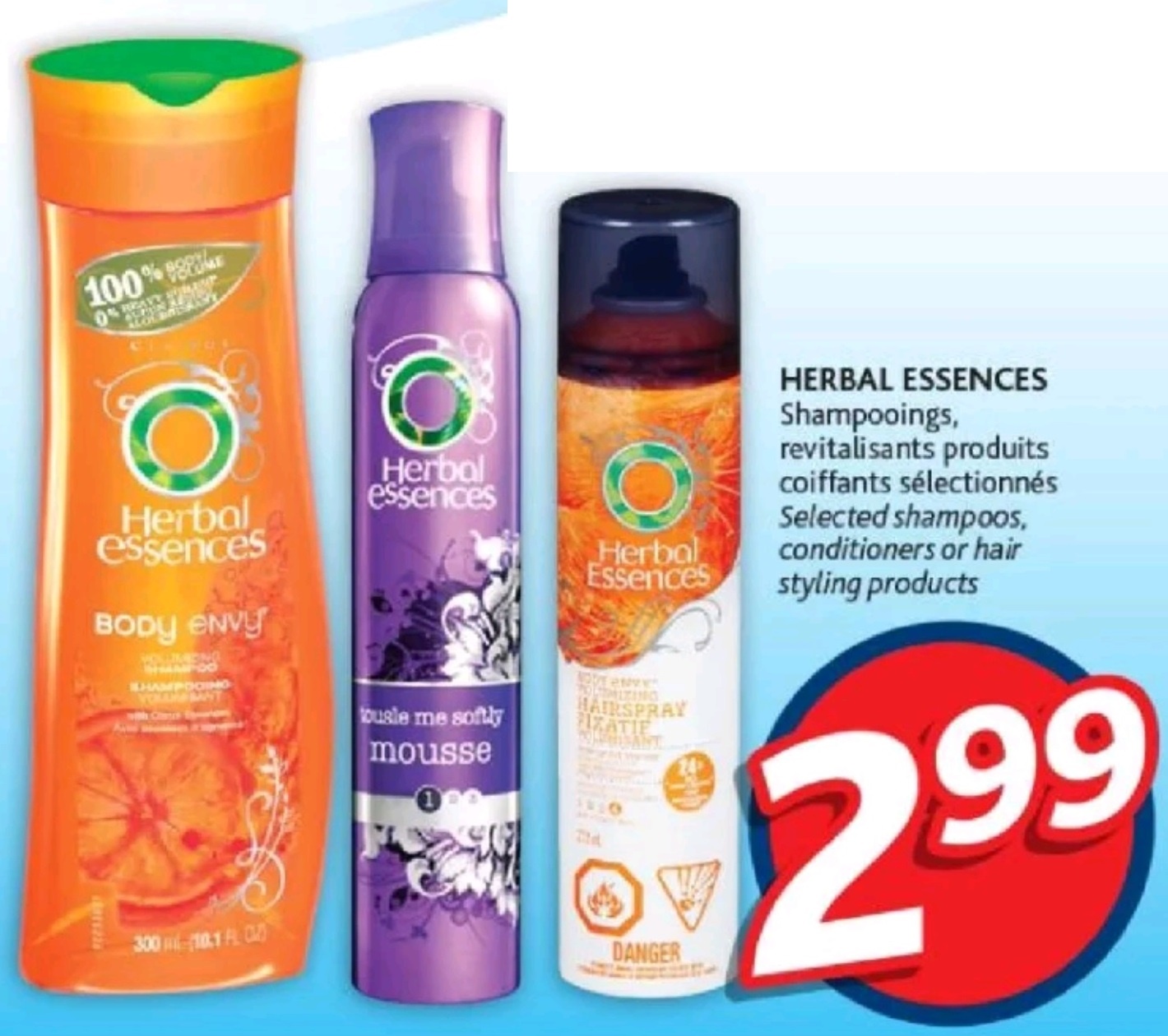Coupons et Circulaires 2,24 HERBAL ESSENCES