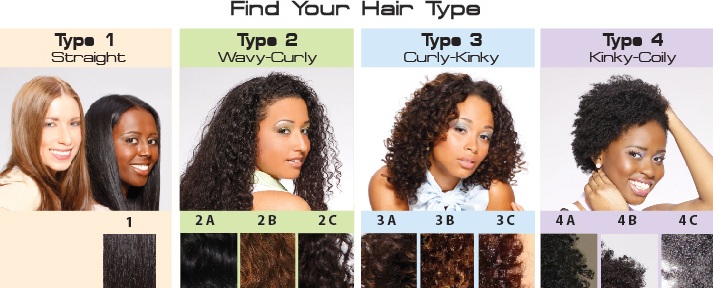 Hair Type Chart Black Female