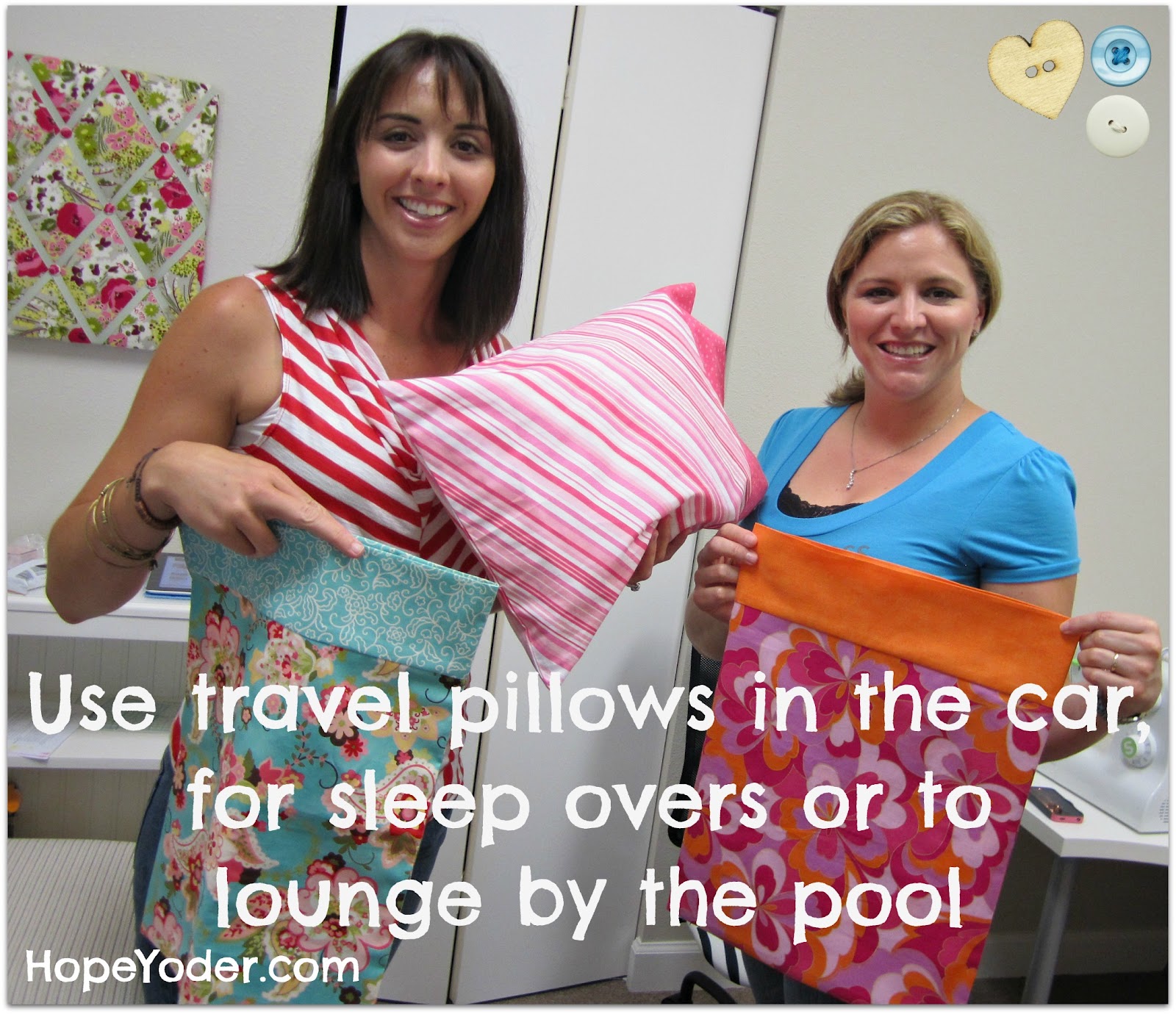 Hope Sew Travel Pillow Case Pattern