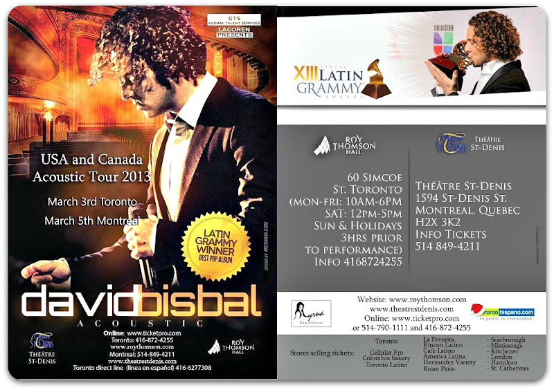 David Bisbal - USA and Canada Acoustic Tour