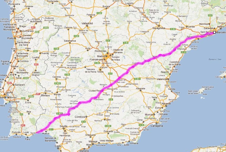 Mapa De Ayamonte