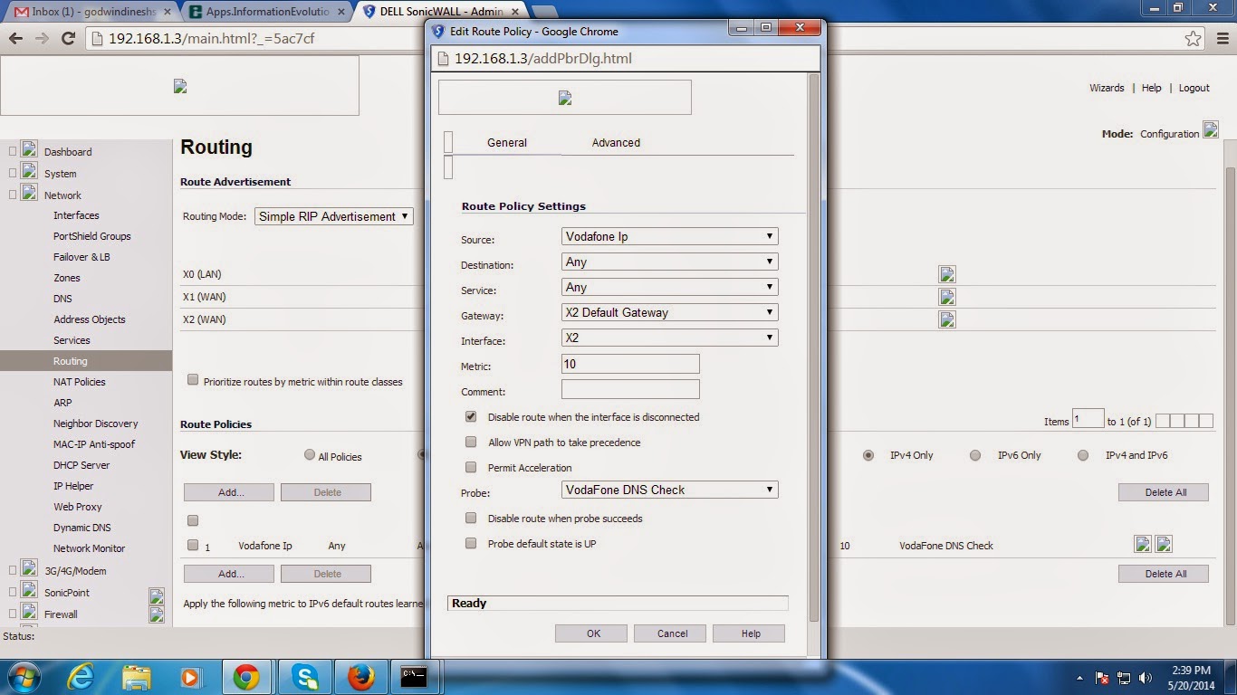 GODWIN DINESH Failover and Load Balancing in Dell SonicWALL