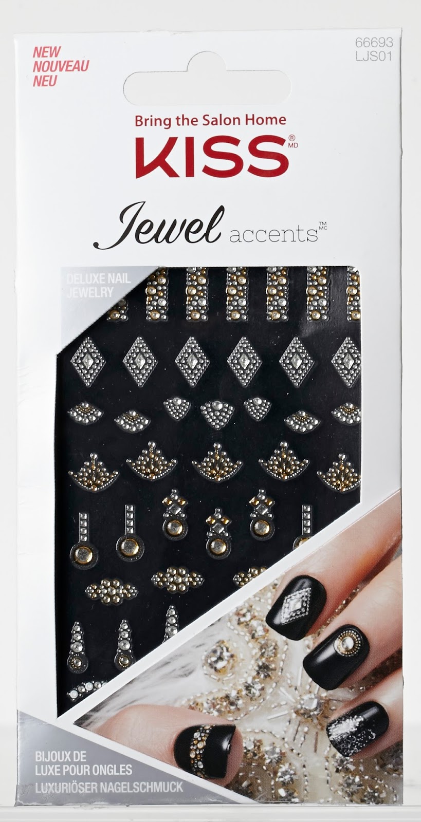 Dress up a manicure with Kiss Jewel Accents! Beauty Crazed in Canada