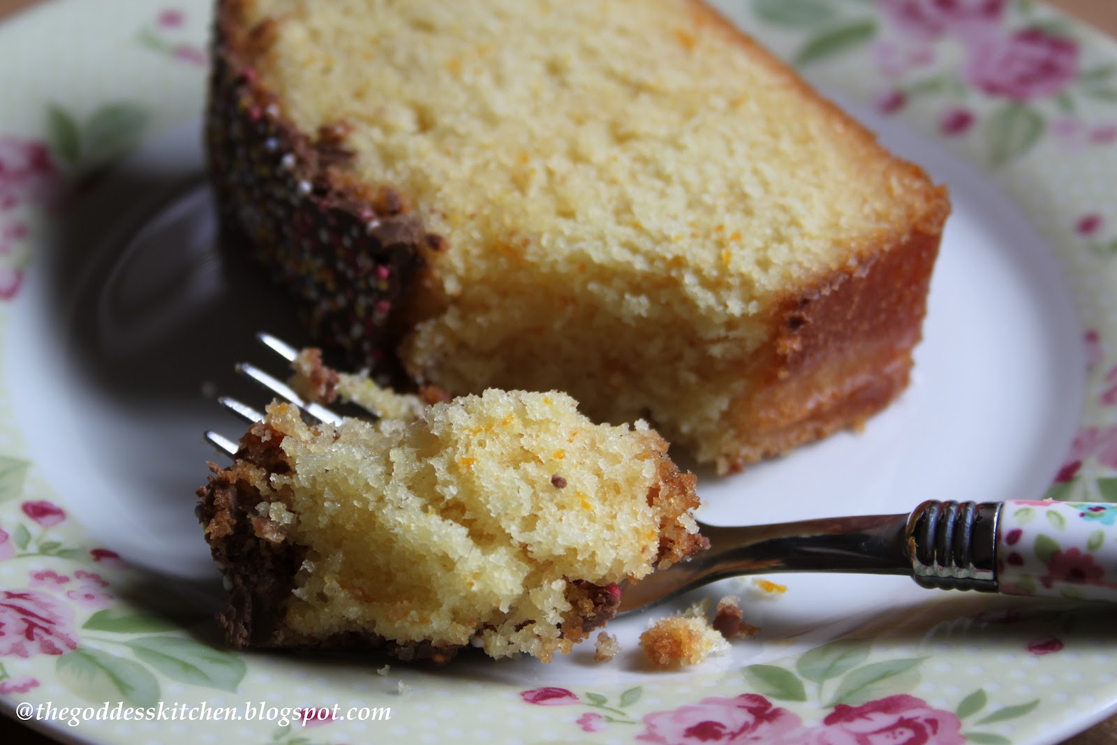 ♥ The Goddess's Kitchen ♥ Revisited Chocolate Orange Drizzle Loaf Cake
