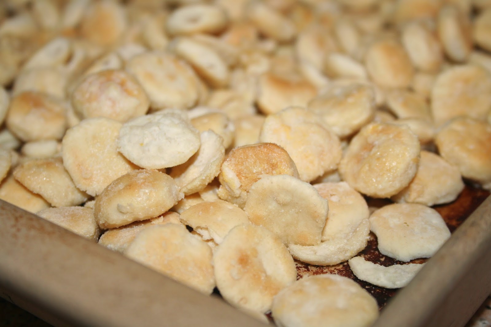 NOVA Frugal Family Nacho Cheese or Parmesan Garlic Oyster Crackers with Kernel's Seasonings