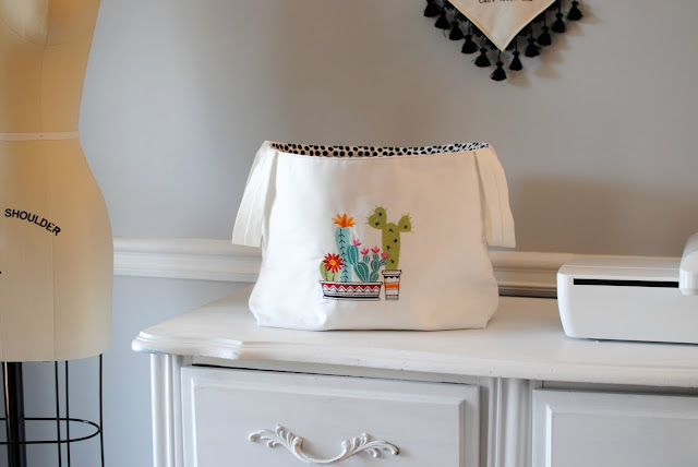 DIY: Embroidery Fabric Basket & Wall Tapestry