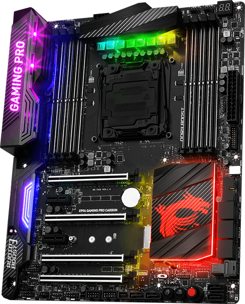 Spesifikasi Motherboard MSI X99A GAMING PRO CARBON Spesifikasi Hardware
