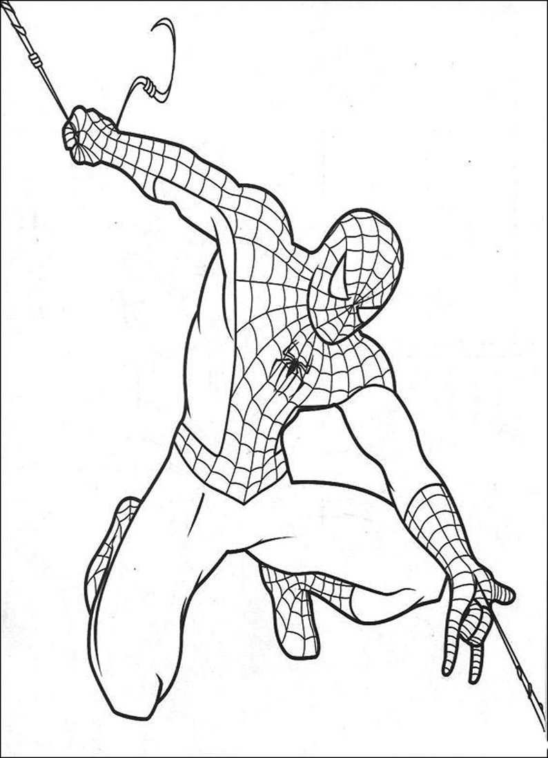 Pintar é divertido - Desenhos para colorir: Homem Aranha