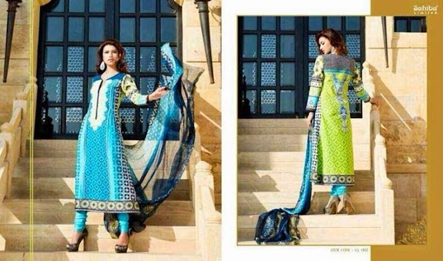 Maria B Ready To Wear Summer Suits Collection For Girls 2014 By Sahiba Limited