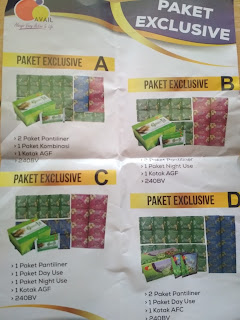 4 paket exclusive pembalut avail sehat