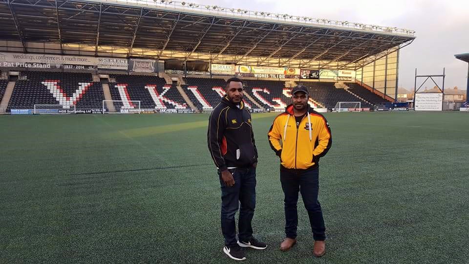 Albert Brothers arrive in UK One Papua New Guinea