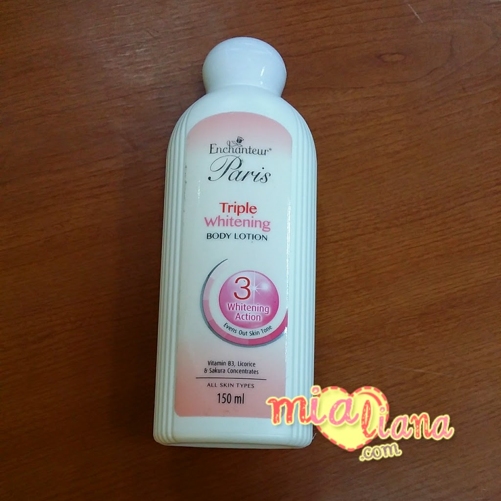 Enchanteur Paris Triple Whitening Body Lotion