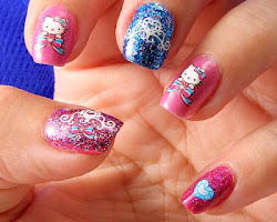 nails fancy dema kitty hello pm posted
