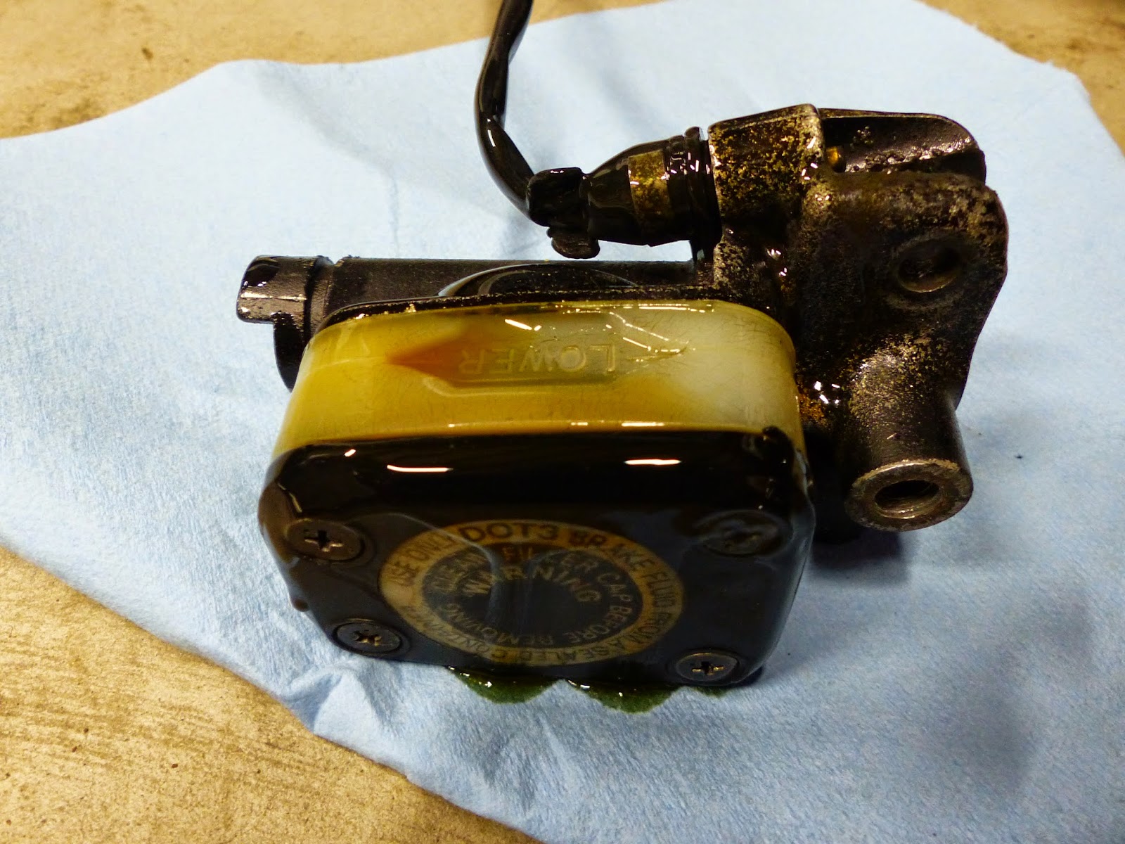 OldMotoDude 1977 Yamaha XS650 Master Cylinder Replacement