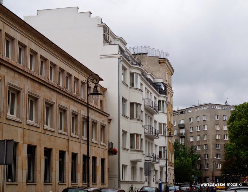 Warszawa Śródmieście ulica willa pałacyk kamienica ambasada