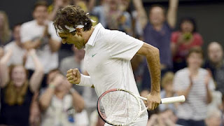 Roger Federer Zorlandı Wimbeldon 2012