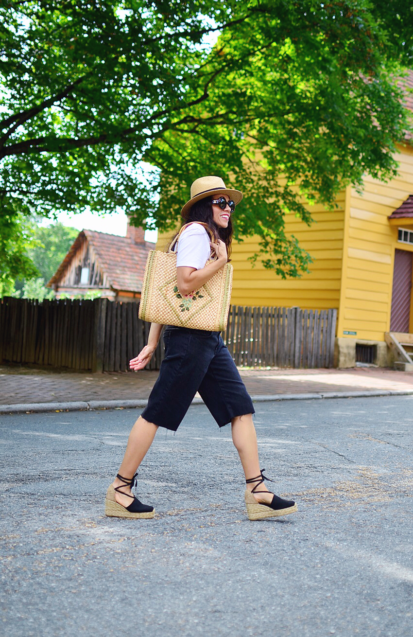 Transform Your Unwanted Jeans Into Bermuda Shorts MY SMALL WARDROBE