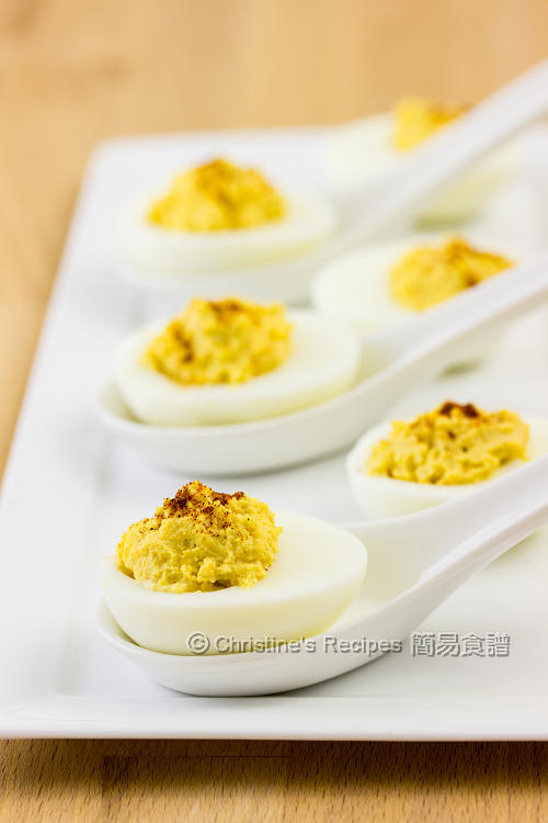 Deviled Eggs (or Angeled Eggs) | Christine's Recipes: Easy Chinese ...