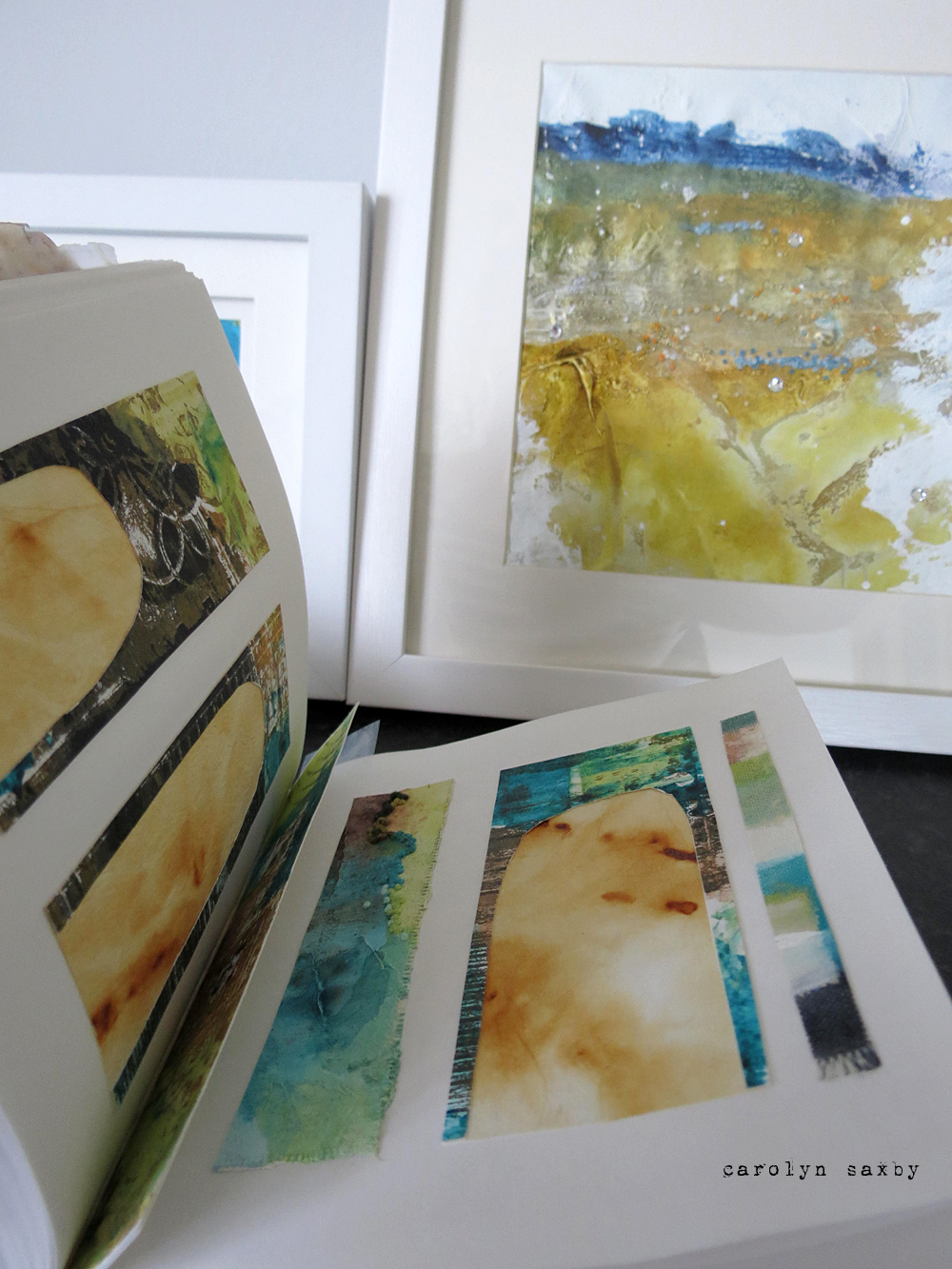 CAROLYN SAXBY MIXED MEDIA TEXTILE ART St. Ives in Textiles textile