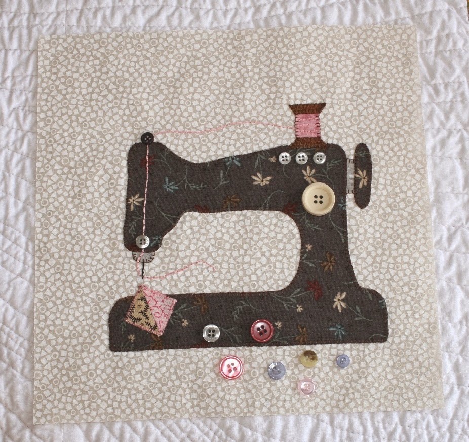 Quilt in a notShell Quilt Doodle BOM 2015 March's Block