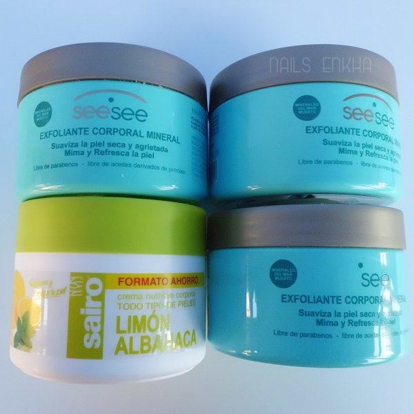 CREMA NUTRITIVA CORPORAL SAIRO DE LIMON / ALBAHACA / EXFOLIANTE CORPORARAL MINERAL SEE / DELIPLUS