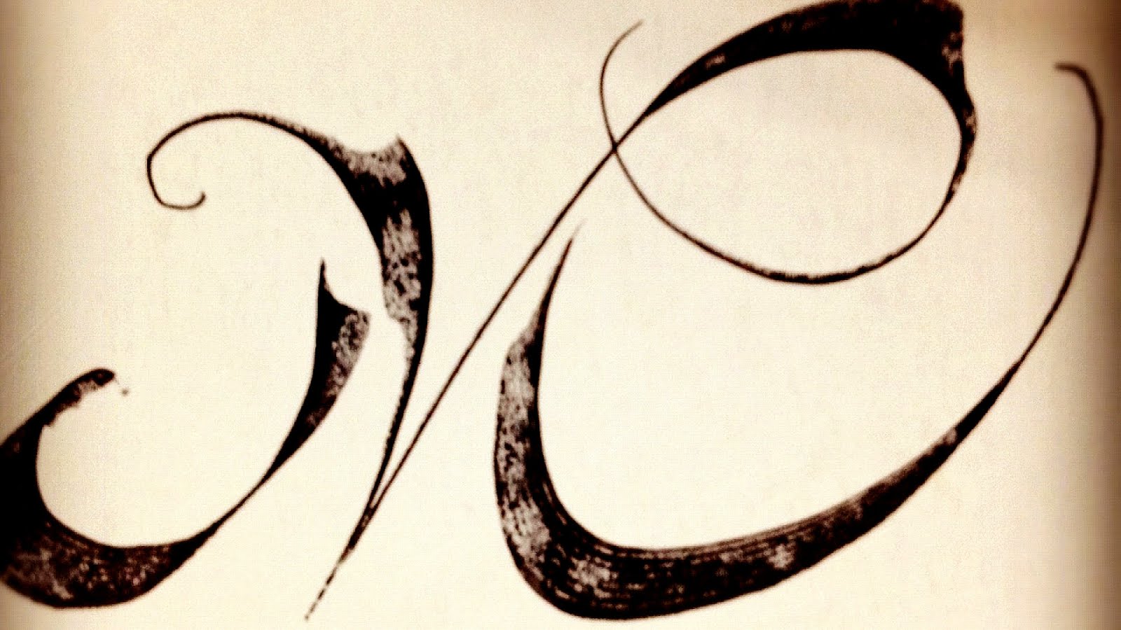 Letter M Calligraphy Calligraph Choices