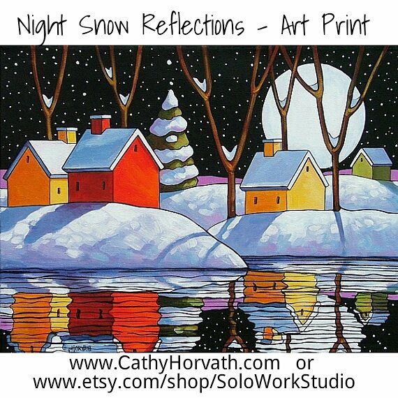 SoloWorkStudio Cathy Horvath Buchanan Seasonal art prints