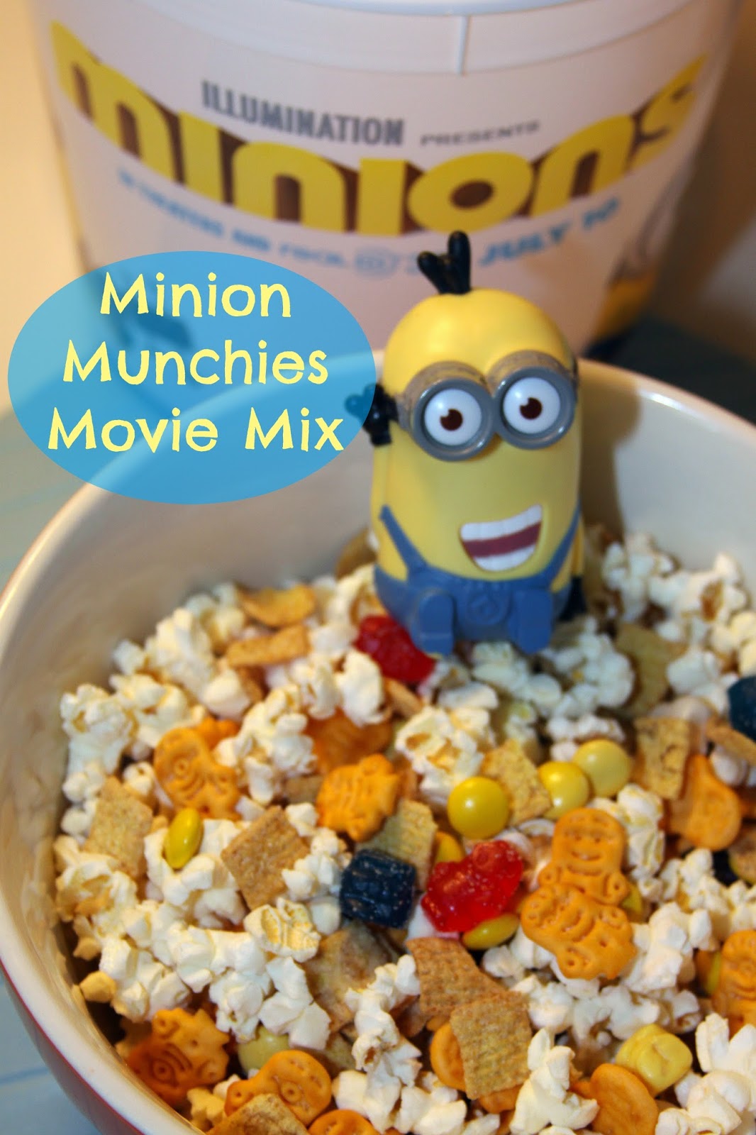 For the Love of Food: Minion Munchies Movie Snack Mix