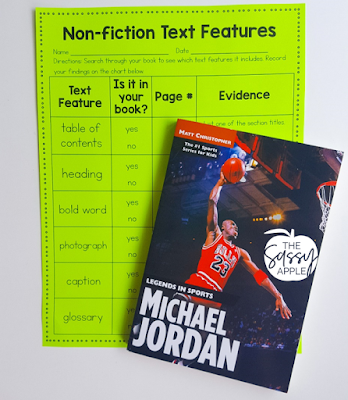 Nonfiction text features is an overwhelming topic to teach in English language arts, especially because it's not a very exciting topic and because there are so many. However, our guest blogger has broken down how to teach nonfiction text features into bite-sized, easy steps to make it accessible for both teachers and students. Click through to learn more about these strategies for upper elementary classrooms!