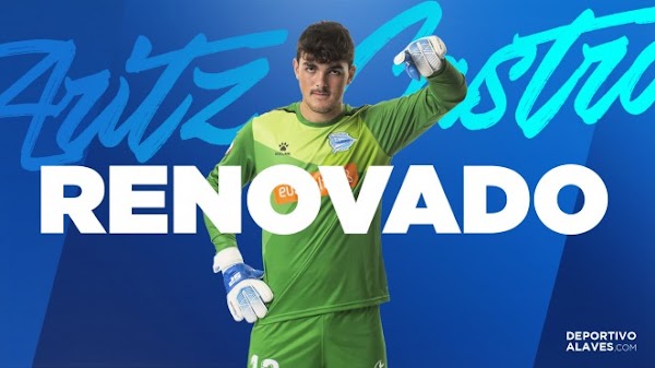 Oficial: El Alavés renueva a Aritz Castro hasta 2022