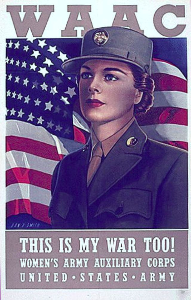 Army Recruitment Poster 7 "I’m in this war too!" A Collection of 48 Popular U.S. Army Women’s