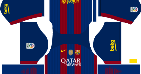 dream league fc barcelona kit