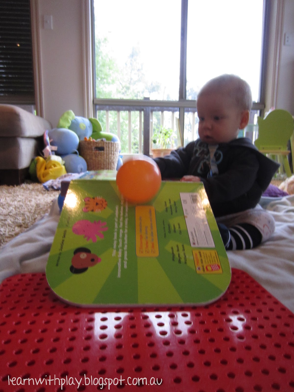 Learn with Play at Home Baby Play Rolling Ramp Fun