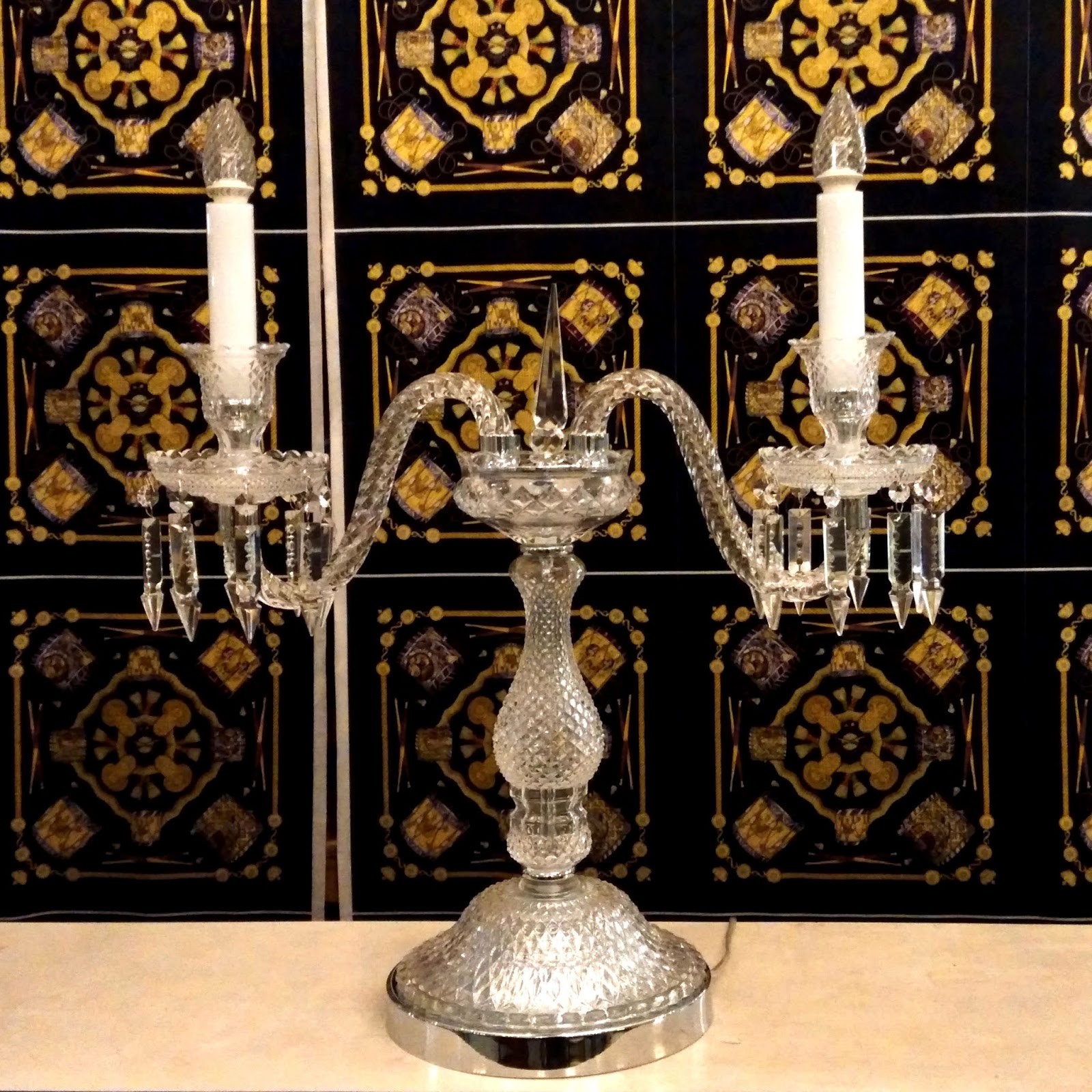 The Curiousity Shop Vintage Gallery K9 Crystal Glass Lighting