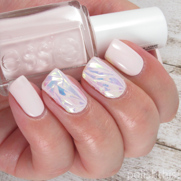 shattered glass nail art - polish