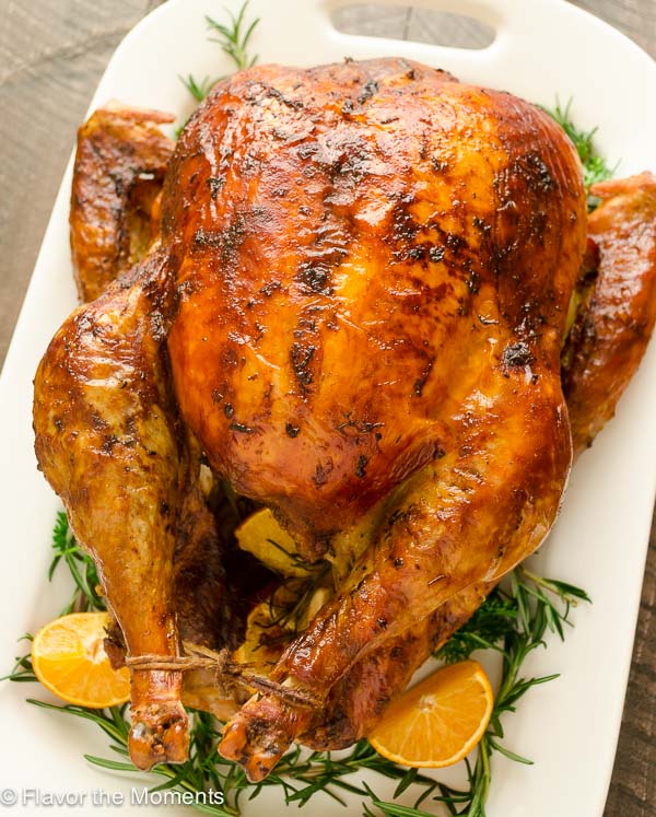 Christmas Roast turkey with lemon & garlic DCheif