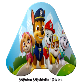 Paw Patrol Letters. Letras de Paw Patrol