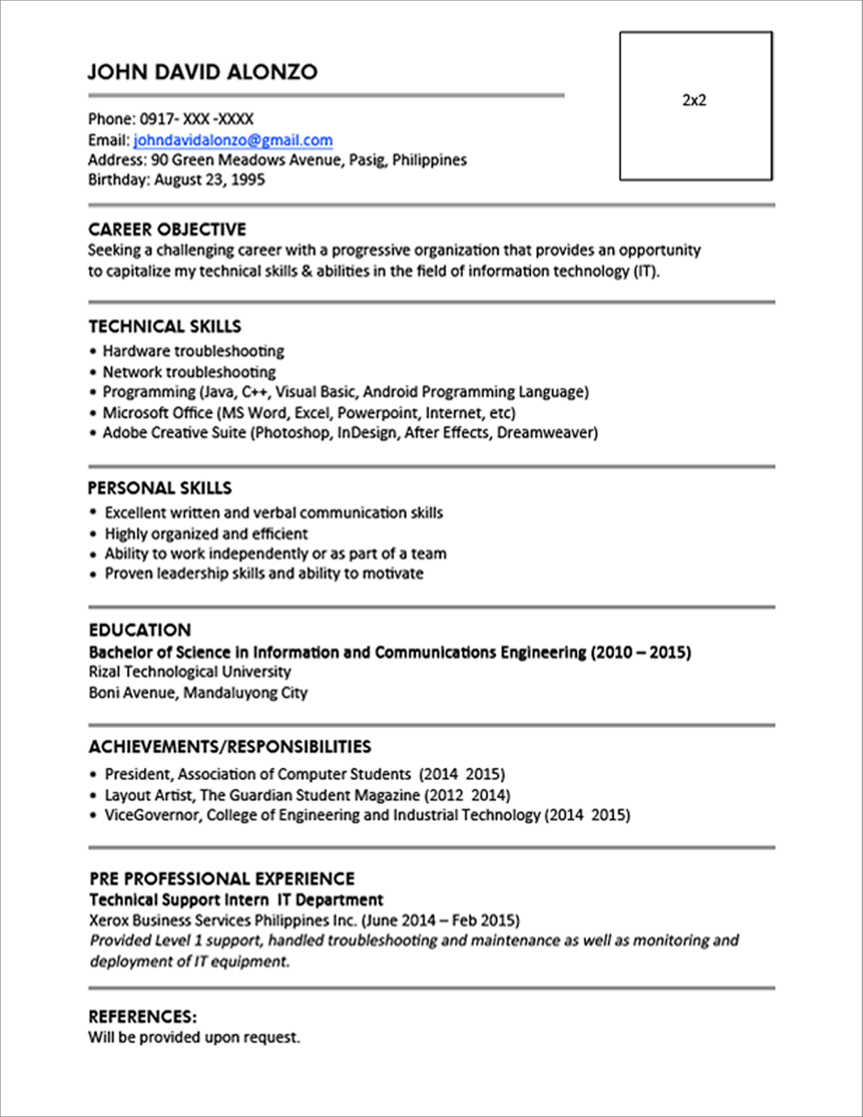 got resumes
