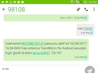 Cara Beli Akun WiFi ID Via SMS Kartu Telkomsel